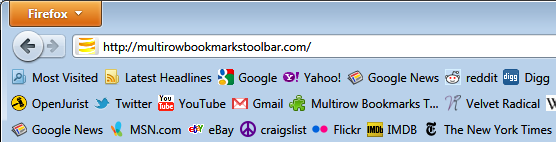 Mozilla toolbar