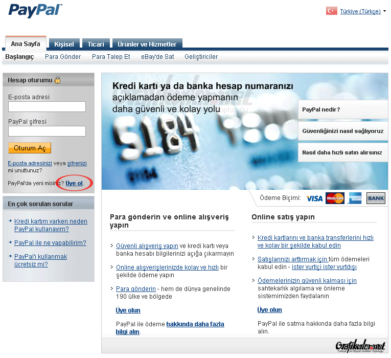 Paypal-üye
