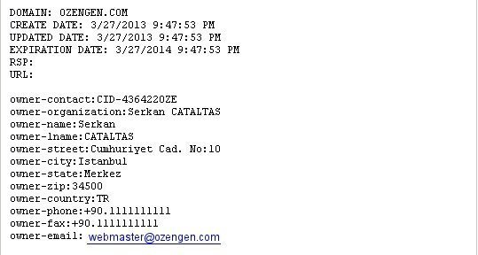 ozengen whois