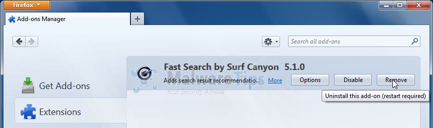 Surf-Canyon-uzantı