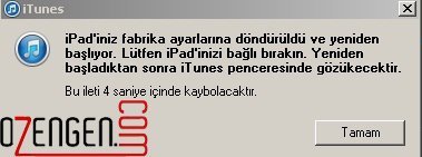 yükleme tamamlandı