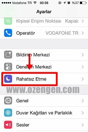 rahatsız etme