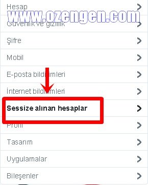 Sessize alınan hesaplar