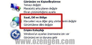 saat dil ve bölge