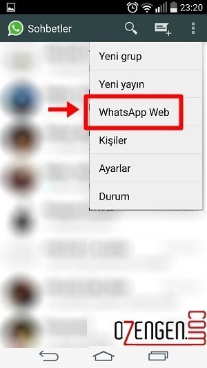 Whatsapp android web