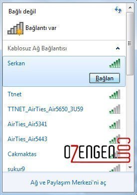 kablosuz baglantı