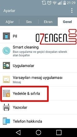 Lg yedekle