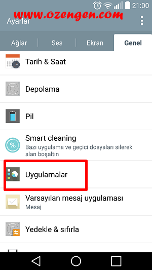 uygulama kaldirma 1
