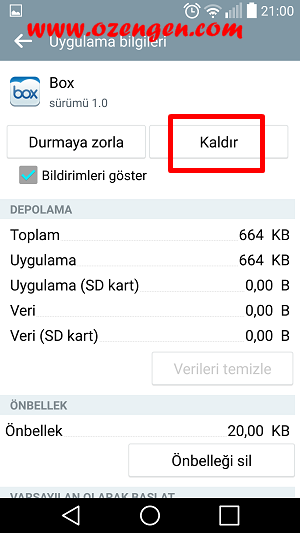 uygulama kaldirma 3
