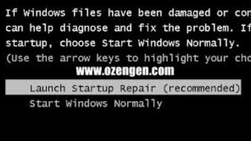 windows error recovery