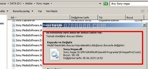 kopyala ve degistir