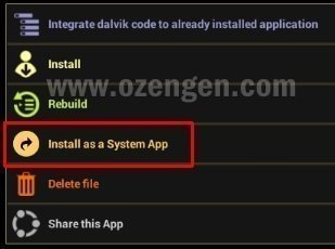 Install ass a system