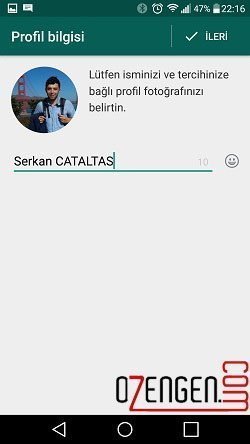 whatsapp profil bilgisi