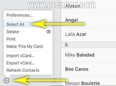 iPhone android rehber2