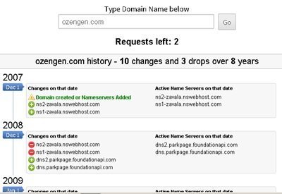 ozengen domain gecmisi 3