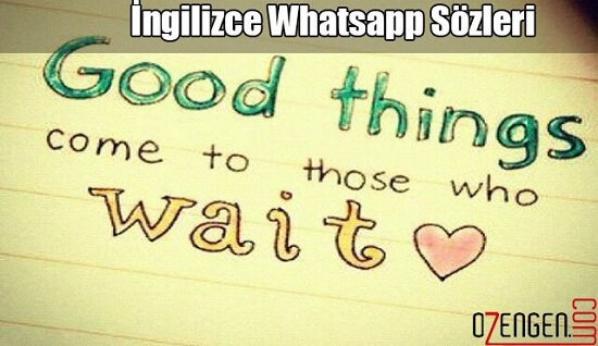 whatsapp-ingilizce-sozler