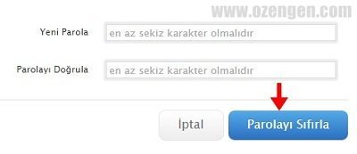 icloud yeni sifre