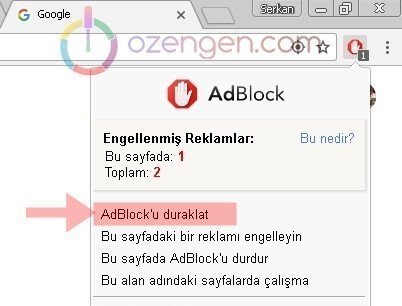 Adblock ayarlar