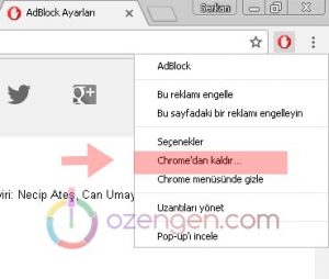 Adblock kaldirma