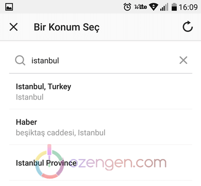 instagram konum nasil eklenir 2