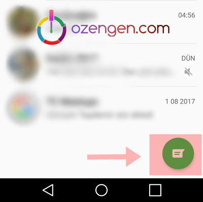 Whatsapp kisiler gorunmuyor