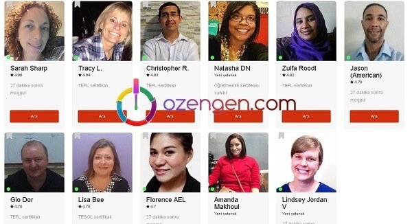 Cambly uygun egitmenler