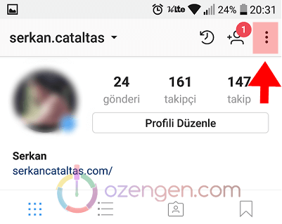 instagram ayarlar