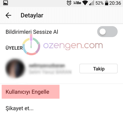 instagram detaylar