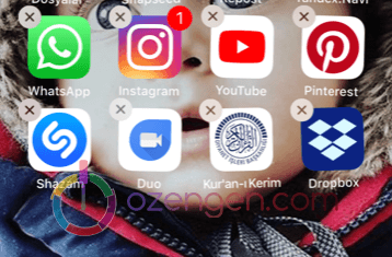 iphone uygulama kaldir