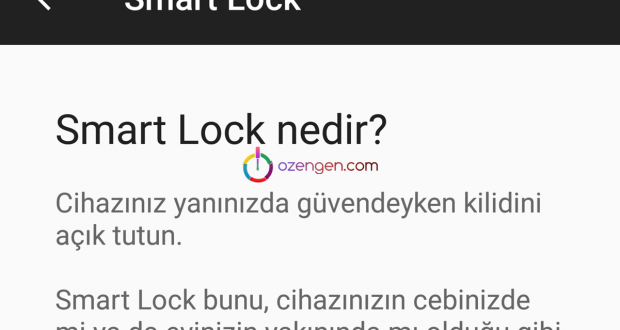 google smart lock kapatma resimli